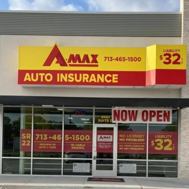 New A-MAX Auto Insurance office located at 9461 Hammerly Blvd in Houston, TX