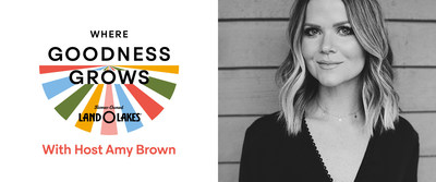 Where Goodness Grows is a six-part digital video series hosted by ? and shot from the kitchen of ? Amy Brown, co-host of iHeartMedia's award-winning country music radio program, 
