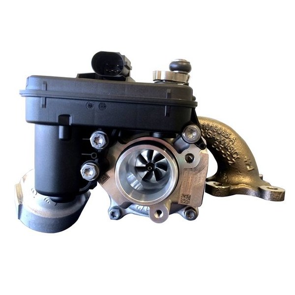 The BorgWarner turbocharger helps vehicle reduce emissions and fuel consumption.