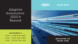 WEBINAR: Adaptive Automotive: 2020 &amp; Beyond