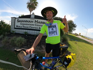 Cyclist live-streams trip across USA for Mental Health awareness