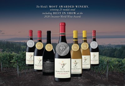 Domaine Serene Becomes the World’s Most Awarded Winery at Decanter’s 2020 World Wine Awards