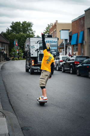 Man Rides 4,500km on a Onewheel for Cancer Charity