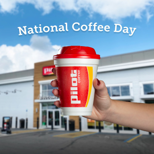 Celebrate National Coffee Day on September 29, 2020 with a free cup of Pilot's "best coffee on the interstate" using the Pilot Flying J app at more than 620 participating travel center locations.