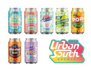 Urban South Brewery: Same Great Beer, Refreshed Brand and Packaging