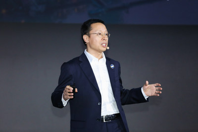 Discurso de apertura de Richard Jin, presidente de la línea de productos de acceso y transmisión de Huawei (PRNewsfoto/Huawei)
