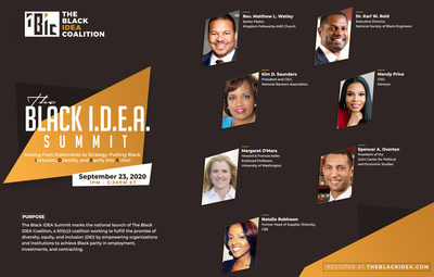 The Black IDEA Summit flyer.