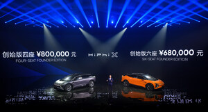 HiPhi X, the world's only evolvable SUV, launched with a host of world-first features