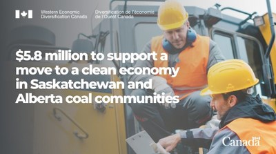 $5.8 million to support a move to a clean economy (CNW Group/Western Economic Diversification Canada)