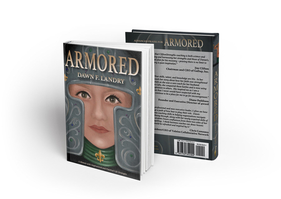 Front and back cover of ARMORED book.