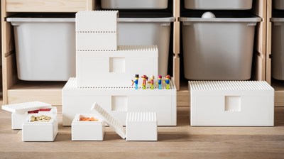 Jouer, exposer et rejouer : IKEA et le groupe LEGO prsentent BYGGLEK, une solution crative qui allie jeu et rangement. (Groupe CNW/IKEA Canada)