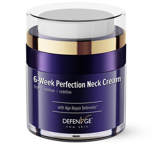 DefenAge® Launches A Fast Acting, Tightening 6-Week Perfection Neck Cream With Age-Repair Defensins