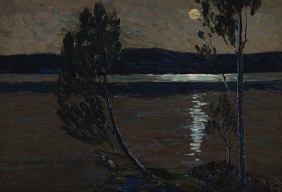 TOM THOMSON, A QUIET SUMMER EVENING, Price Realised $360,000 (CNW Group/Waddington''s Auctioneers)