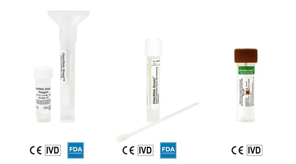 A Zymo Research recebeu a Marcação CE IVD por seus reagentes e dispositivos de coleta DNA/RNA Shield™.