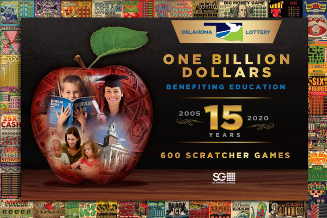 Scientific Games Congratulates Oklahoma Lottery on Topping $1 Billion in Contributions to K-12 Education