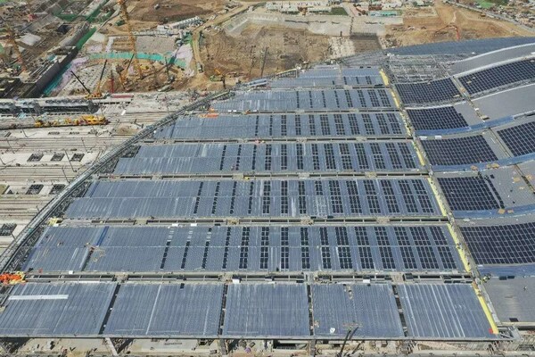 Installation of the solar modules