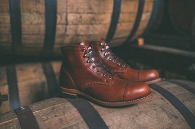 Wolverine, the 137-year-old boot brand, has joined forces with Old Rip Van Winkle Distillery to create a collaboration boot designed to honor the American worker. The limited edition 1000 Mile boot features a heel crafted from white oak bourbon barrels previously used in the aging of Old Rip Van Winkle bourbons. Wolverine 1000 Mile boots and Old Rip Van Winkle bourbons are both products of enduring American craftsmanship and are still made largely the same way they were more than a century ago.