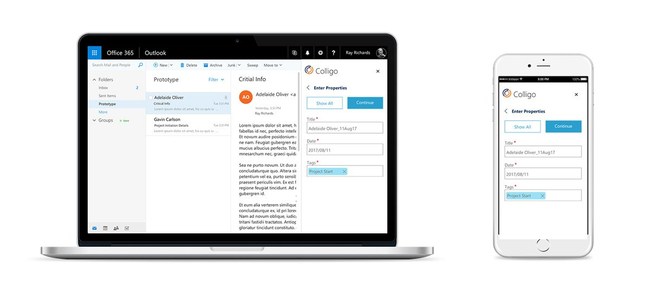Colligo Content Manager for Microsoft 365 brings SharePoint collaboration into Outlook