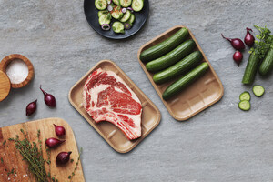 Cascades launches a 100% recycled and recyclable thermoformed cardboard food tray, a North American first