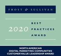 BrightTALK Commended by Frost &amp; Sullivan for Addressing the Needs of Both Content and Demand Marketers with its Virtual Events Platform