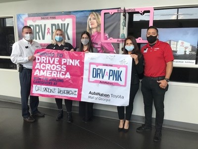 AutoNation celebrates DRV PNK Across America Day from coast to coast: AutoNation Toyota Mall of Georgia
