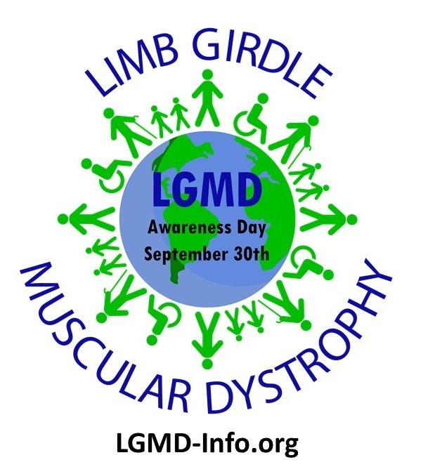 The LGMD Awareness Foundation logo represents their mission to globally increase awareness of and advocate for individuals living with Limb Girdle Muscular Dystrophy. The logo also highlights "LGMD Awareness Day' which is celebrated worldwide on Sept. 30 each year.
