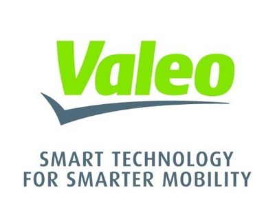 Valeo Company Logo - Smart Technology for Smarter Mobility (PRNewsfoto/Valeo)