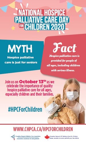 October 13th Marks the First National Hospice Palliative Care Day for Children in Canada