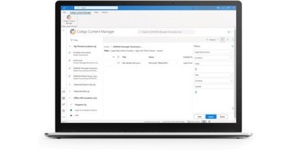 Introducing Colligo Content Manager for Microsoft 365 - Bringing ... - PR Newswire