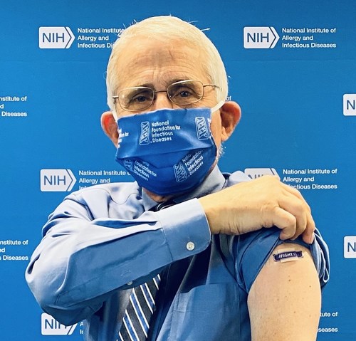 Anthony S. Fauci, MD, Director, National Institute of Allergy and Infectious Diseases, National Institutes of Health, Leading By Example to kick-off the 2020-2021 flu season with the National Foundation for Infectious Diseases