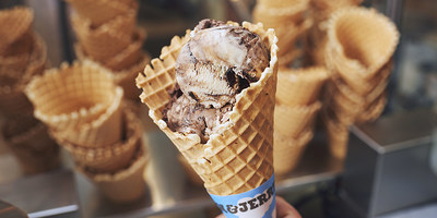 Ice cream lovers can get a free waffle cone upgrade at Ben & Jerry's Scoop Shops if they pledge to vote for justice on Election Day.