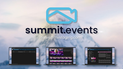 The summit.events user interface is simple and intuitive to use and can handle any size virtual or hybrid event in any location.