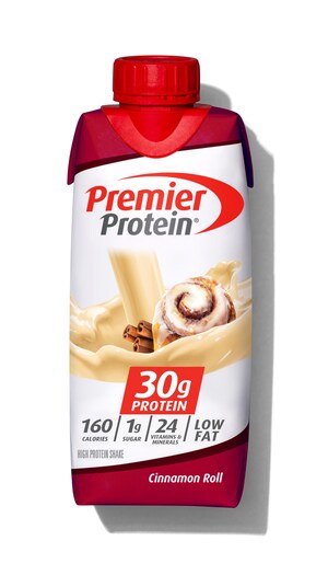 Premier Protein® Introduces NEW Cinnamon Roll Flavored Protein Shakes