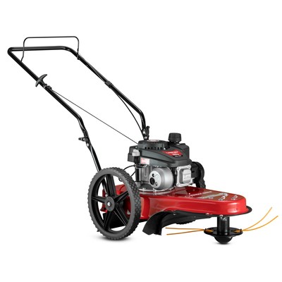 The Troy-Bilt® TB22TM Trimmer Mower is new from the brand, and features an offset deck for trimming against walls and fence lines, with 14