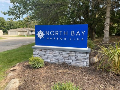 Among the community improvements made at North Bay Harbor Club, by Havenpark Communities, is this new monument sign at the entrance of the community.