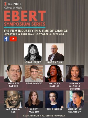 On October 8 at 5 p.m. CST, the Ebert Symposium series premiere, “Movies in a Time of Change,” will examine production challenges, the impact of cinemas closing, how movies get made, our stories and who gets to tell them, how films are exhibited and the push for more inclusion and equitable representation. It will feature award-winning writers, producers, directors, with academics from the University of Illinois, Urbana-Champaign College of Media, hosted by Chaz Ebert and Dr. Nate Kohn.