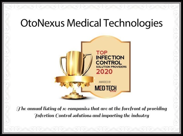 MedTech Outlook Selects OtoNexus as a Top Infection Control Solution Provider for 2020