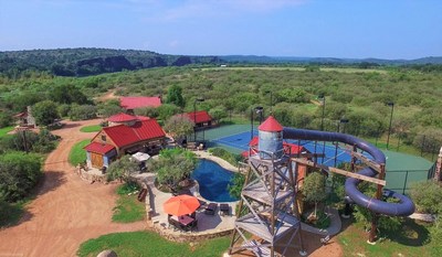 Vrbo's Red Sands Ranch property, a river resort that doubles as your own private amusement park