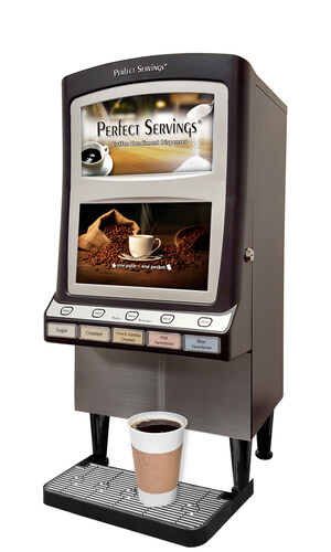 Perfect Servings® dispensers incorporate Anti-Microbial touch pads.