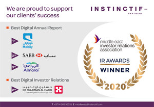 Instinctif Partners' clients dominate MEIRA's digital award categories with prizes to Mobily, SABB, Almarai and Habib Medical Group