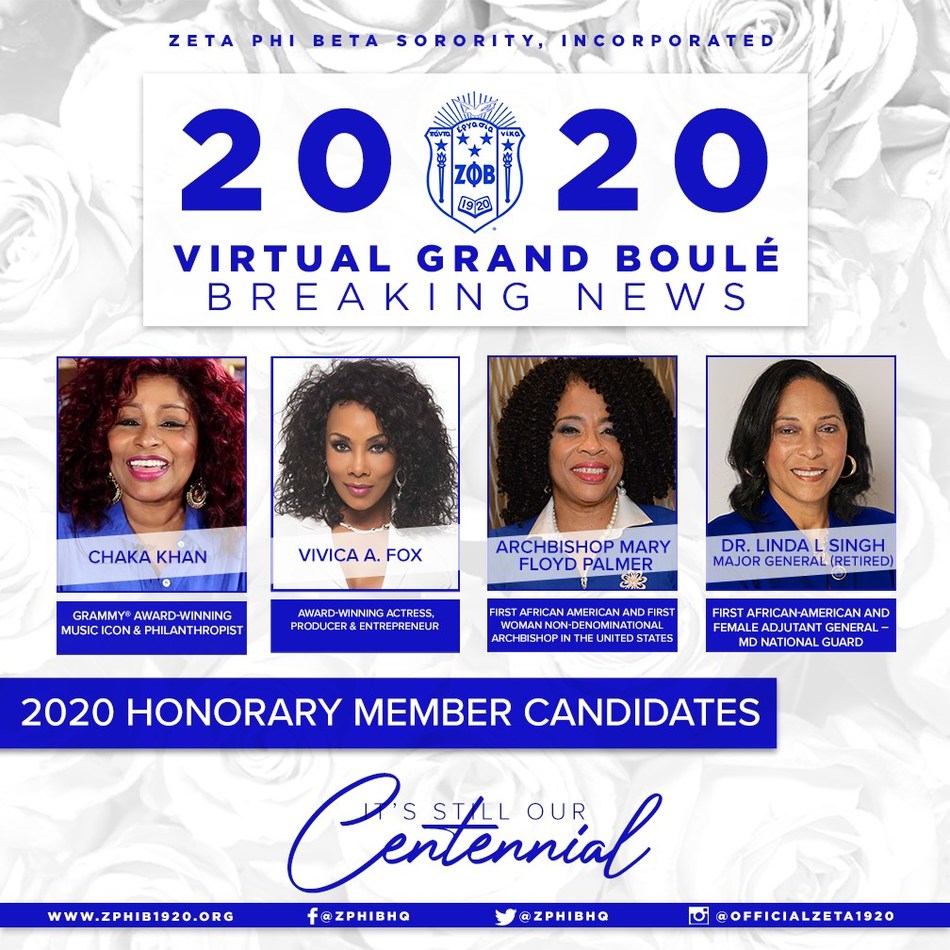 Zeta Phi Beta Sorority, Incorporated Announces AwardWinning