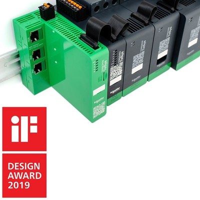 TeSys island competed in the Industry products category of 2019 IF Design Awards (CNW Group/Schneider Electric Canada Inc.)