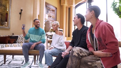 Will Smith, Jada Smith, Trey Smith, and Willow Smith at the Bring Change to Mind Revels and Revelations virtual event on Oct. 1, 2020.