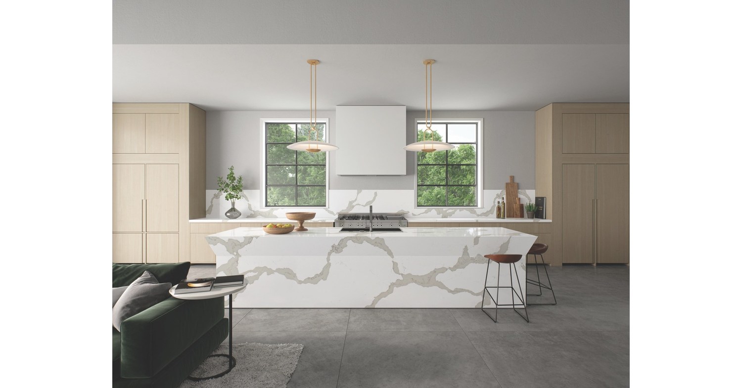 Caesarstone Introduces Dramatic Calacatta Maximus Luxury Defined