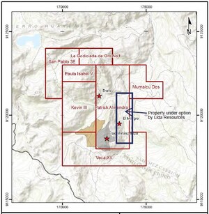 Lida Resources Inc. Enters Into LOI to Option 100% Interest in the Minas Pampa Project, La Libertad Region, Peru