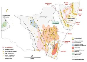 Sentinel Acquires eight gold exploration concessions in New South Wales, Australia