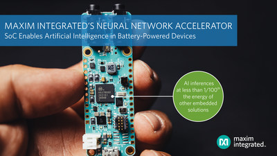 MAX78000 low-power neural network accelerated chip moves AI to the edge without performance compromises in battery-powered IoT devices.