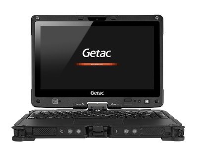Getac's next generation V110 laptop delivers best-in-class functionality and rugged reliability for field professionals (PRNewsfoto/Getac Technology Corporation)