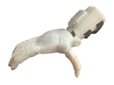 Braskem 3D Printed Polypropylene Phoenix V3 Prosthetic Hand
e-NABLE Phoenix Hand v3 designers: Jason Bryant, John Diamond, Scott Darrow, Andreas Bastian, Team Unlimited, e-NABLE France, and Jeremy Simon.