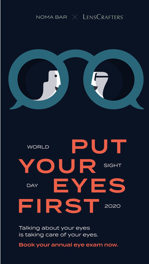 LensCrafters Launches Partnership with Graphic Designer and Illustrator Noma Bar for New Campaign Your Eyes First in Support of World Sight Day